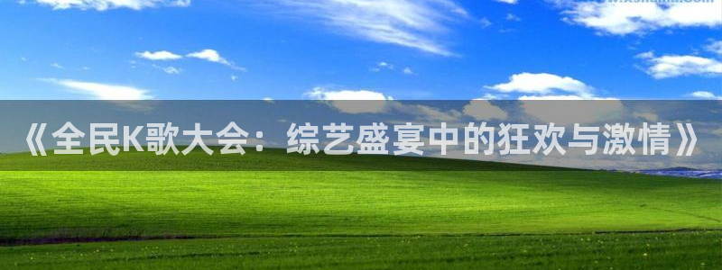开心彩3官网：《全民K歌大会：综艺盛宴中的狂欢与激情》