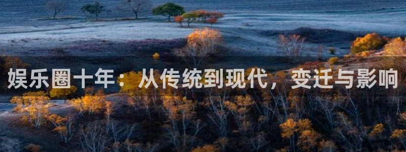 开心彩体育注册平台：娱乐圈十年：从传统到现代，变迁与影响